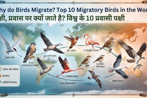 Why do Birds Migrate? Top 10 Migratory Birds in the World - पक्षी, प्रवास पर क्यों जाते है? विश्व के 10 प्रवासी पक्षी